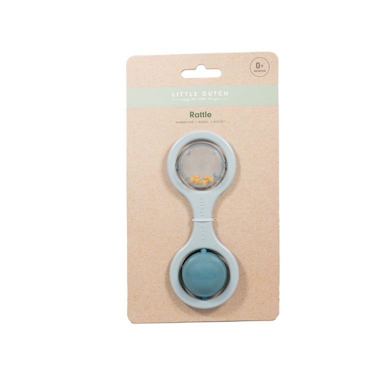 LITTLE DUTCH. Ball Rattle Blue (New)