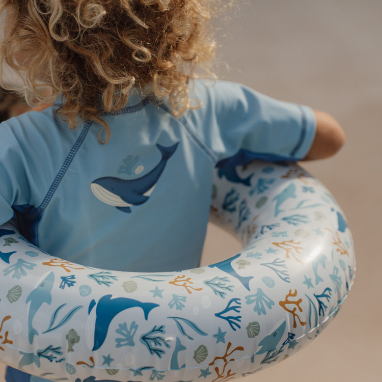 LITTLE DUTCH. Swim Ring Ocean Dreams Blue