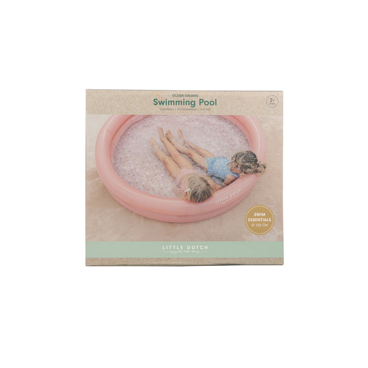 LITTLE DUTCH. Pool Ocean Dreams Pink 150 cm