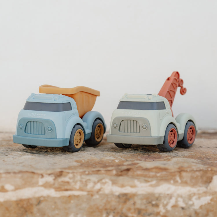 LITTLE DUTCH. Dump Truck Ocean Dreams Blue 17cm