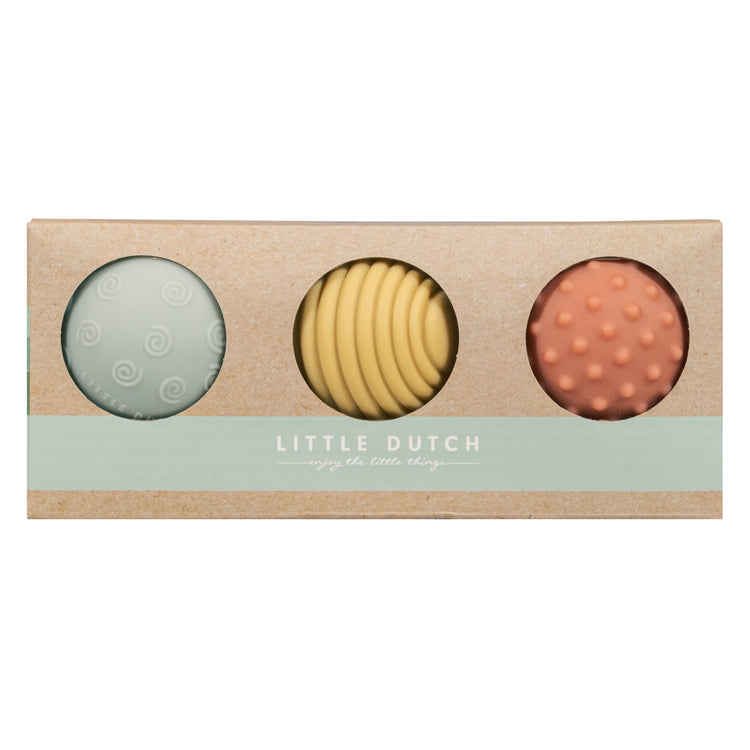 LITTLE DUTCH. Set of 3 Sensory Balls Little Farm