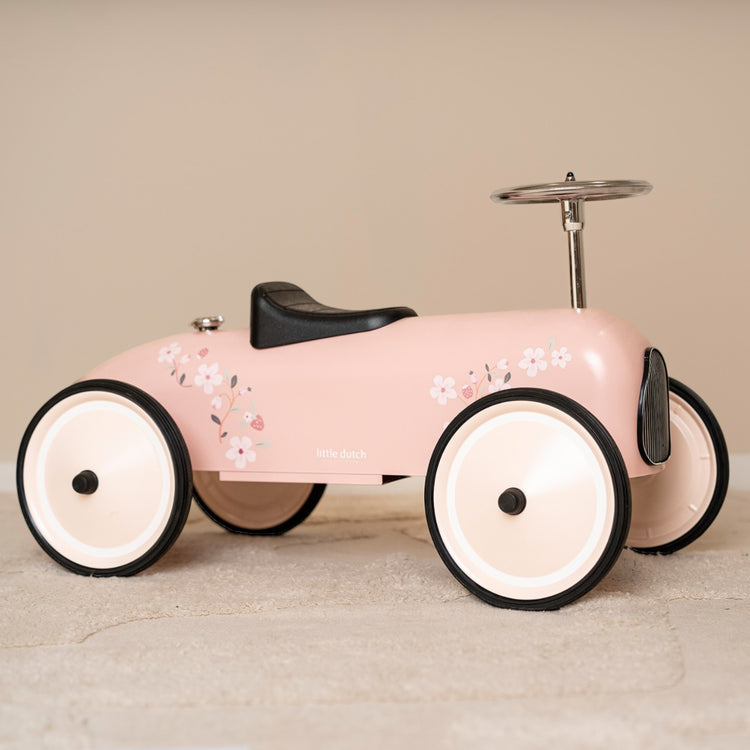 LITTLE DUTCH. Retro Ride-on Pink  (NEW)