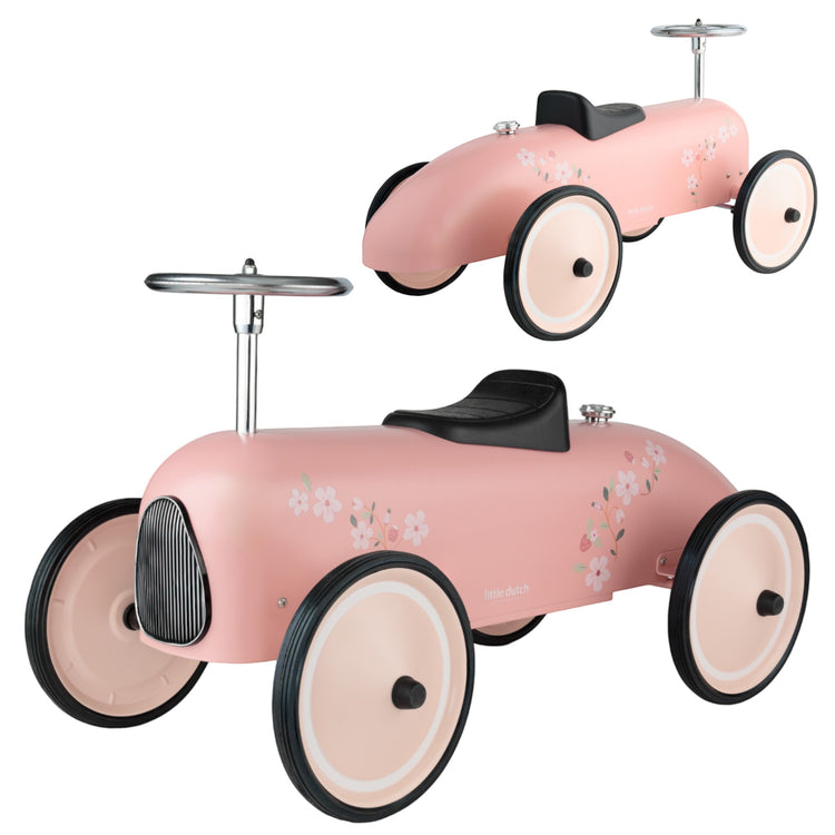 LITTLE DUTCH. Retro Ride-on Pink  (NEW)