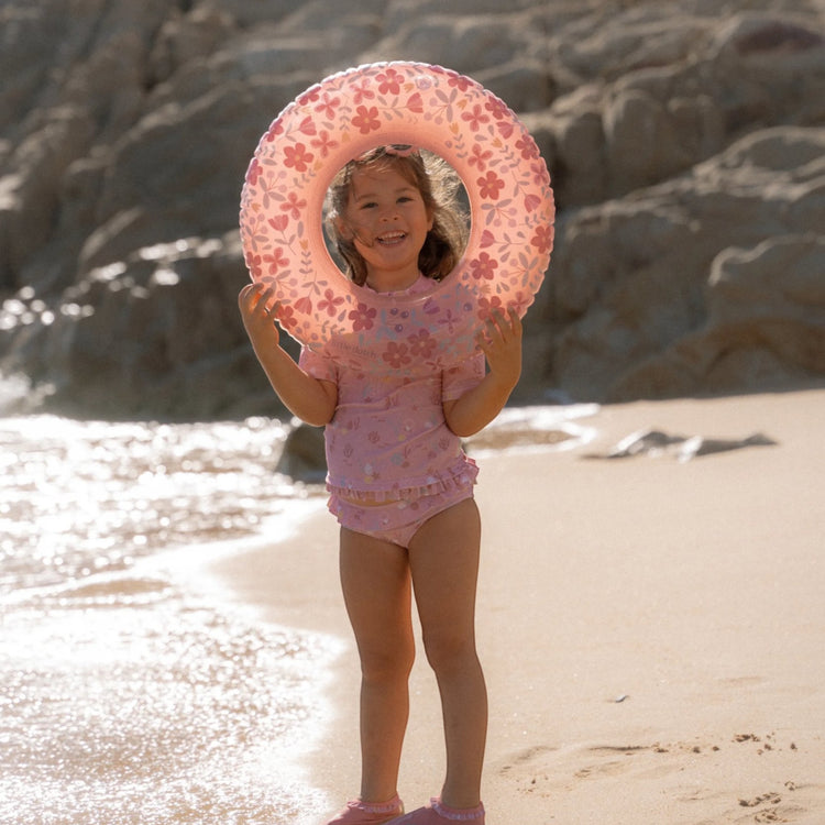 LITTLE DUTCH. Pink Flowers Swimming ring (New)