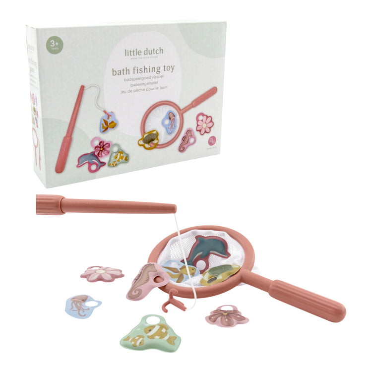 LITTLE DUTCH. Bath Fishing Toy Pink