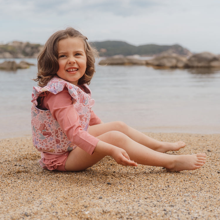 LITTLE DUTCH. Swim Vest Dreamy Mermaid - 2-3 Years (New)