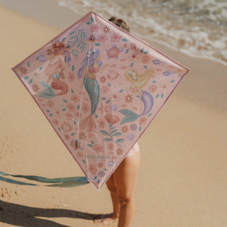 LITTLE DUTCH. Dreamy Mermaid Diamond Kite (New)