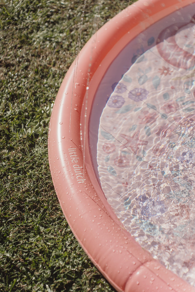 LITTLE DUTCH. Φουσκωτό στρώμα παιχνιδιού Sprinkler Dreamy Mermaid Ροζ 150 εκ.