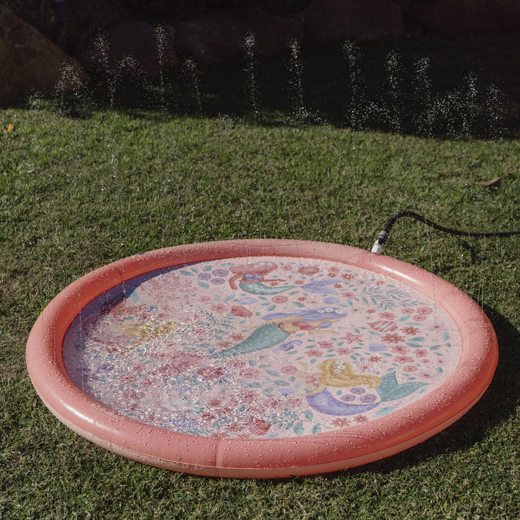 LITTLE DUTCH. Φουσκωτό στρώμα παιχνιδιού Sprinkler Dreamy Mermaid Ροζ 150 εκ.