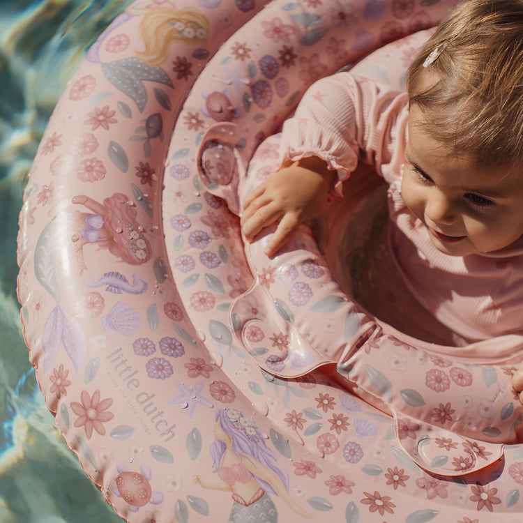 LITTLE DUTCH. Βρεφικό σωσίβιο Dreamy Mermaid Ροζ