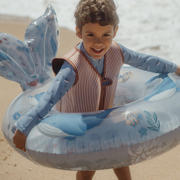 LITTLE DUTCH. Swim Ring with tail Ocean World 91cm (New)