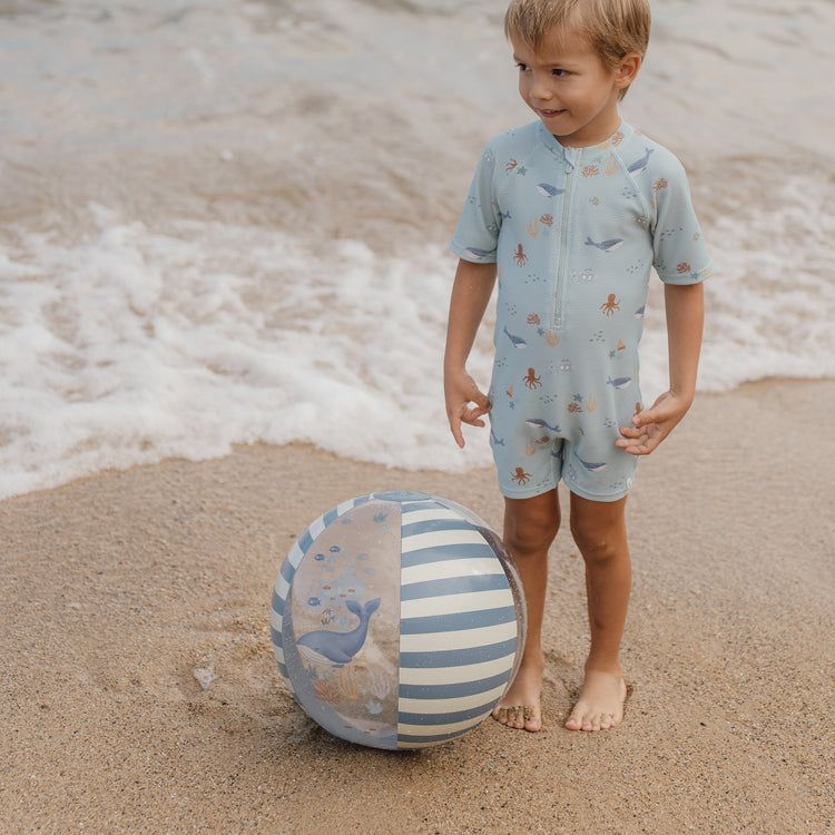 LITTLE DUTCH. Μπάλα παραλίας Ocean World Μπλε (35 εκ.)