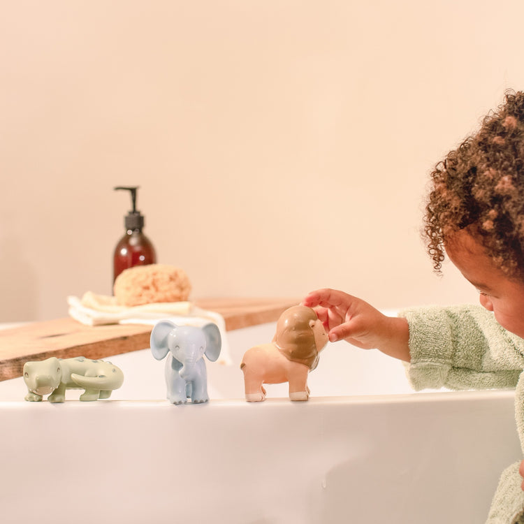 LITTLE DUTCH. Safari Bath Figures Set/3