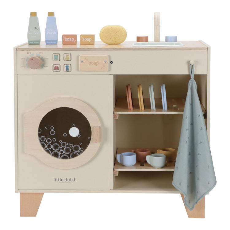 LITTLE DUTCH. Wooden washing machine FSC Limited Edition