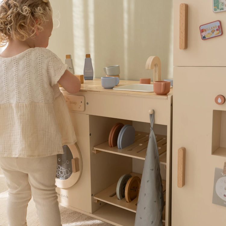 LITTLE DUTCH. Wooden washing machine FSC Limited Edition