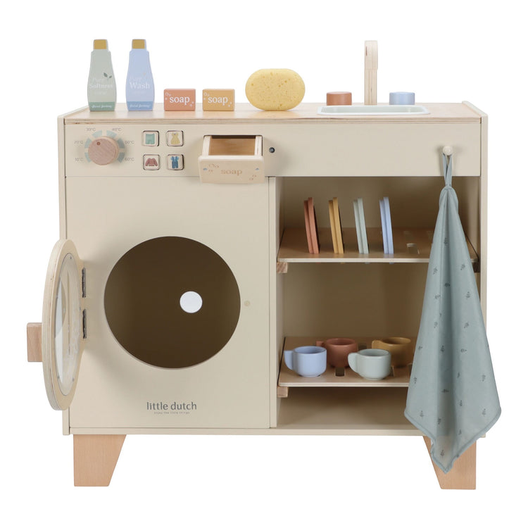 LITTLE DUTCH. Wooden washing machine FSC Limited Edition