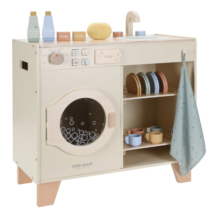 LITTLE DUTCH. Wooden washing machine FSC Limited Edition