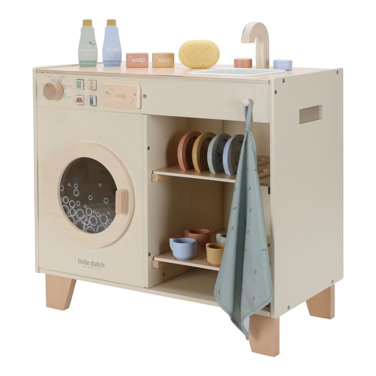 LITTLE DUTCH. Wooden washing machine FSC Limited Edition