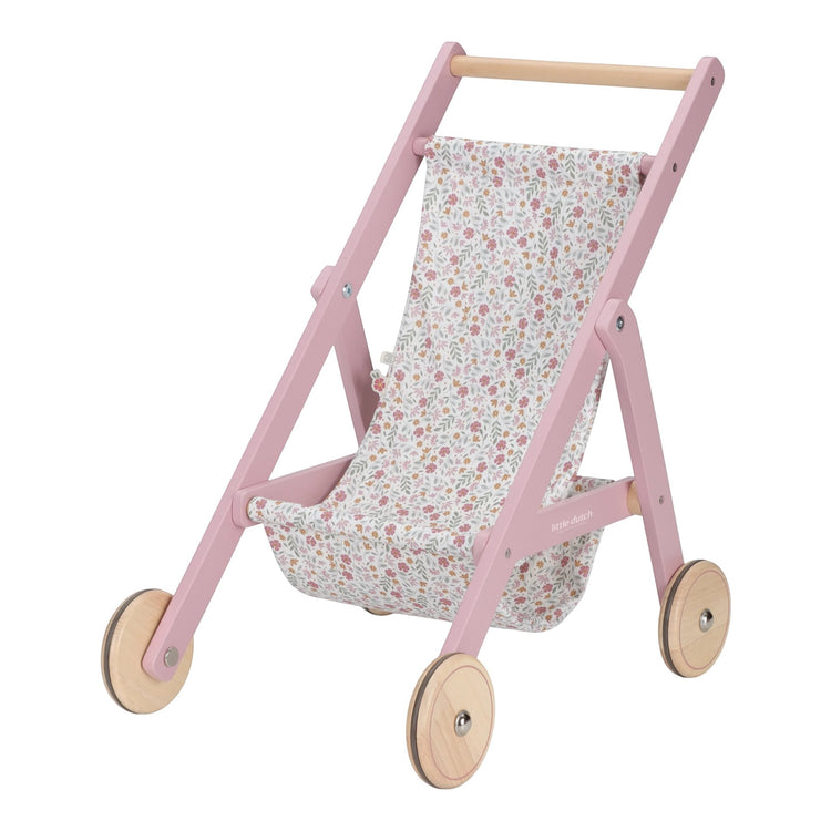 LITTLE DUTCH. Wooden doll buggy FSC