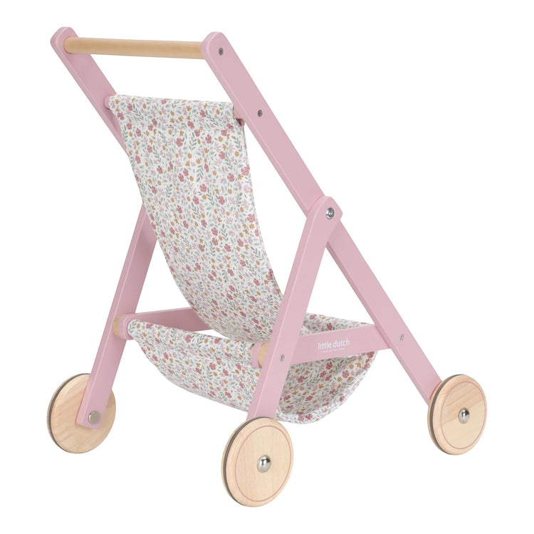 LITTLE DUTCH. Wooden doll buggy FSC