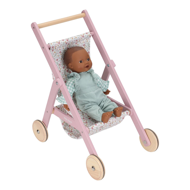 LITTLE DUTCH. Wooden doll buggy FSC