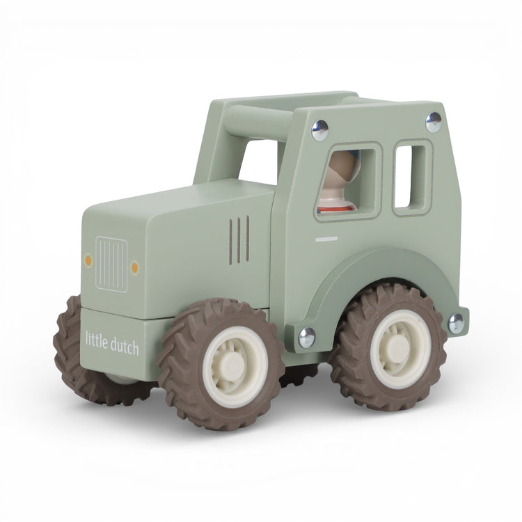 LITTLE DUTCH. Wooden Tractor with Pegdoll FSC