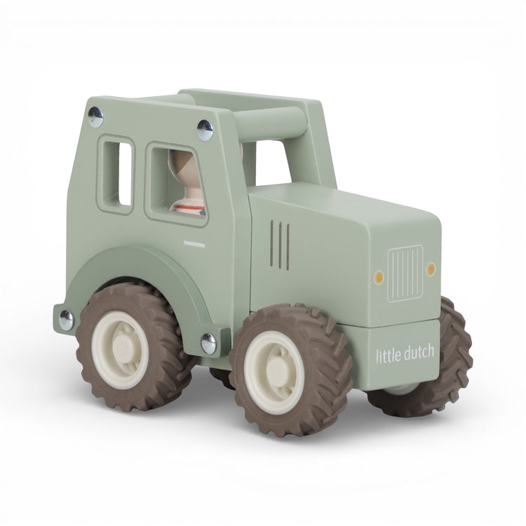 LITTLE DUTCH. Wooden Tractor with Pegdoll FSC