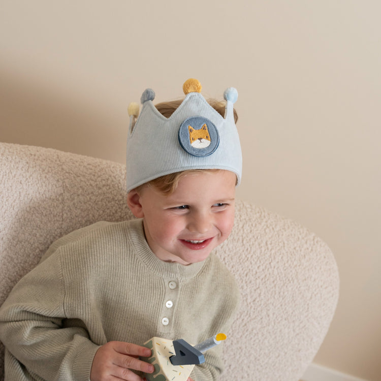 LITTLE DUTCH. Birthday Crown with Numbers blue
