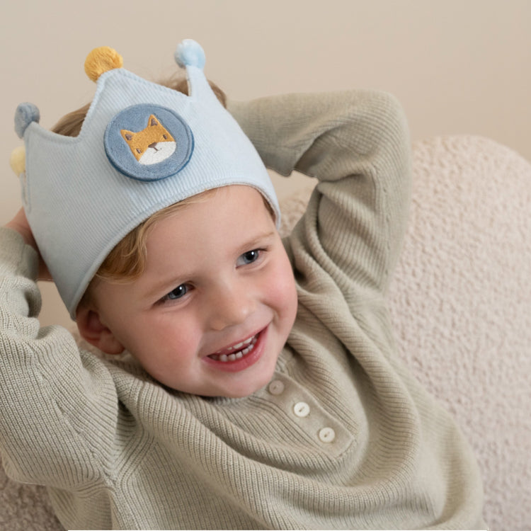 LITTLE DUTCH. Birthday Crown with Numbers blue