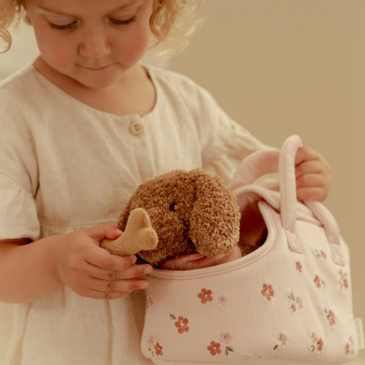 LITTLE DUTCH. Plush dog Jackie in bag GRS