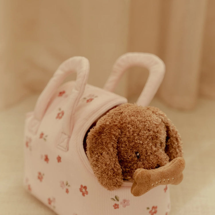 LITTLE DUTCH. Plush dog Jackie in bag GRS