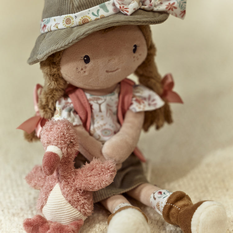 LITTLE DUTCH. Cuddle doll Ranger Rosa Safari Friends GRS