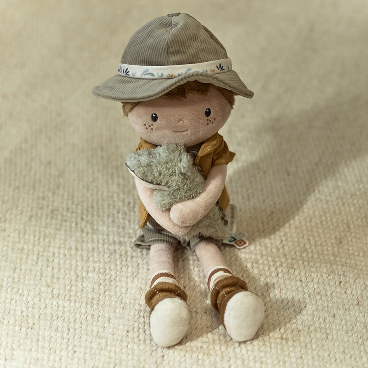 LITTLE DUTCH. Υφασμάτινη κούκλα Ranger Jim Safari Friends GRS