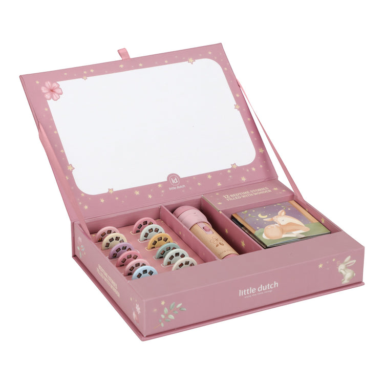 LITTLE DUTCH. Stories projector torch - Pink