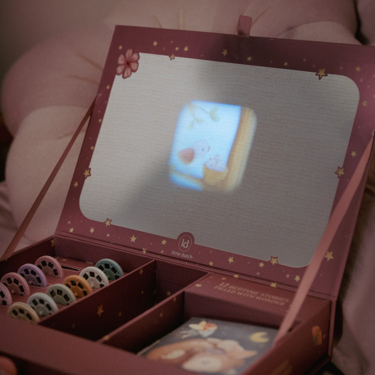 LITTLE DUTCH. Stories projector torch - Pink