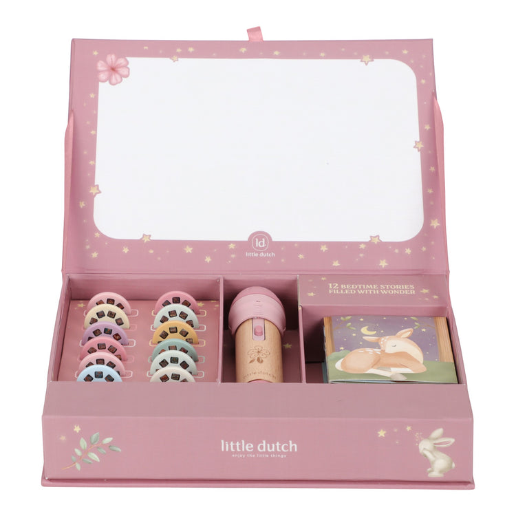 LITTLE DUTCH. Stories projector torch - Pink