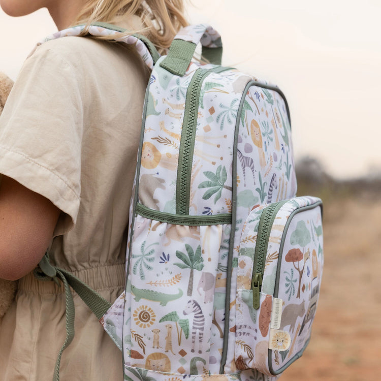 LITTLE DUTCH. Σακίδιο πλάτης μεγάλο Safari Friends