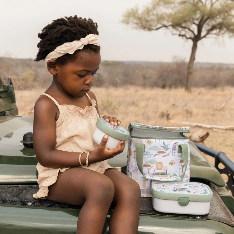 LITTLE DUTCH. Τσάντα φαγητού Safari Friends