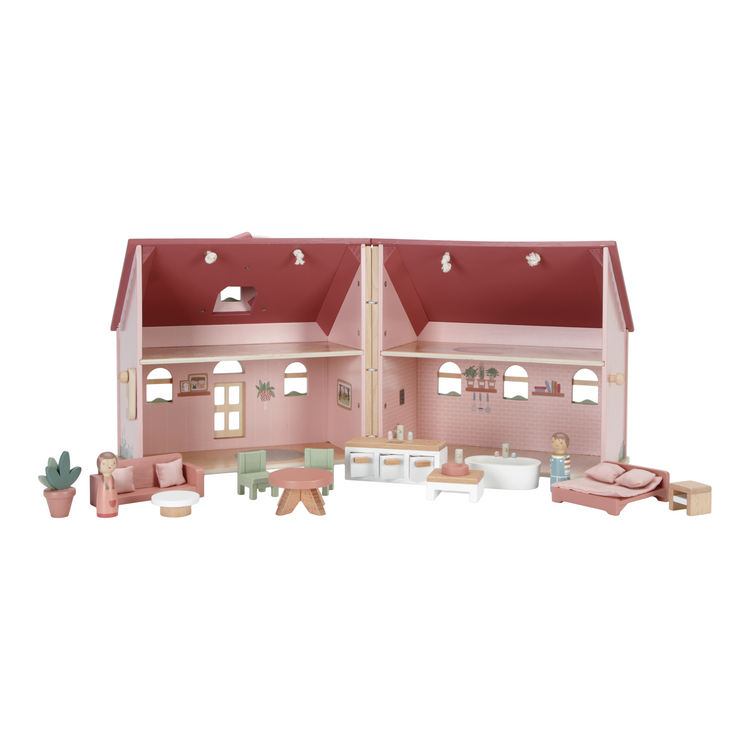 LITTLE DUTCH. Wooden portable dollhouse FSC