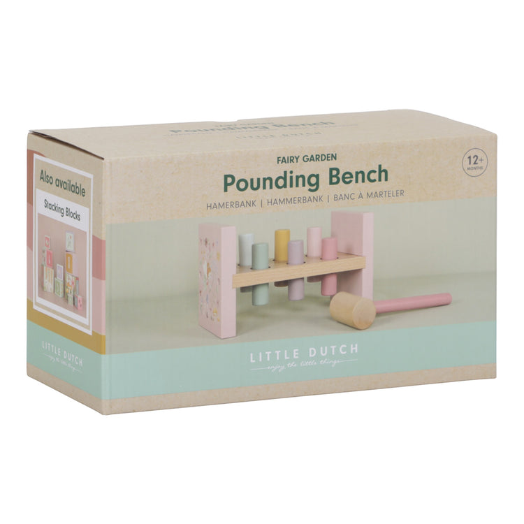 LITTLE DUTCH. Pounding Bench Fairy Garden FSC