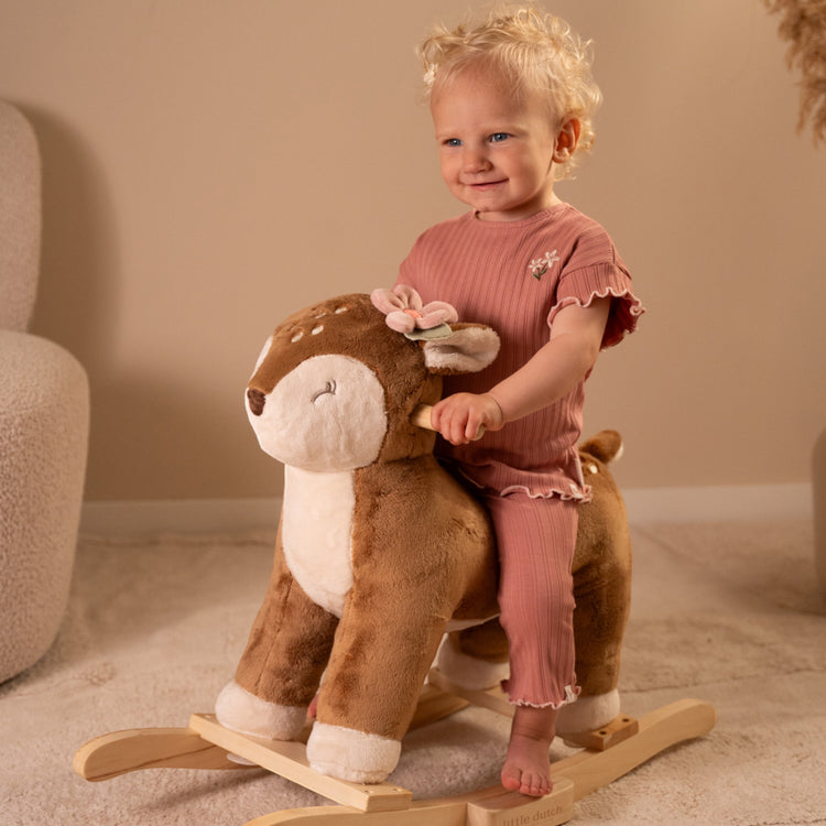 LITTLE DUTCH. Rocking Deer - Fairy Garden
