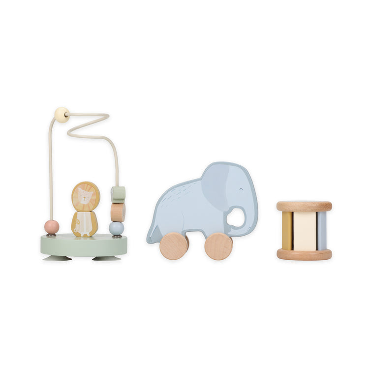 LITTLE DUTCH. Wooden gift set Safari Friends FSC