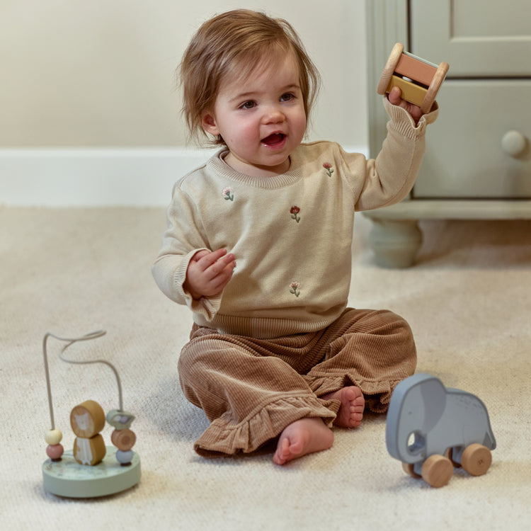 LITTLE DUTCH. Wooden gift set Safari Friends FSC