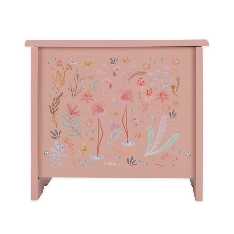 LITTLE DUTCH. Wooden piano Safari Friends FSC (pink)