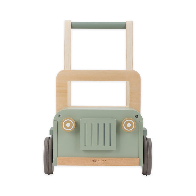 LITTLE DUTCH. Wooden safari push car Safari Friends FSC