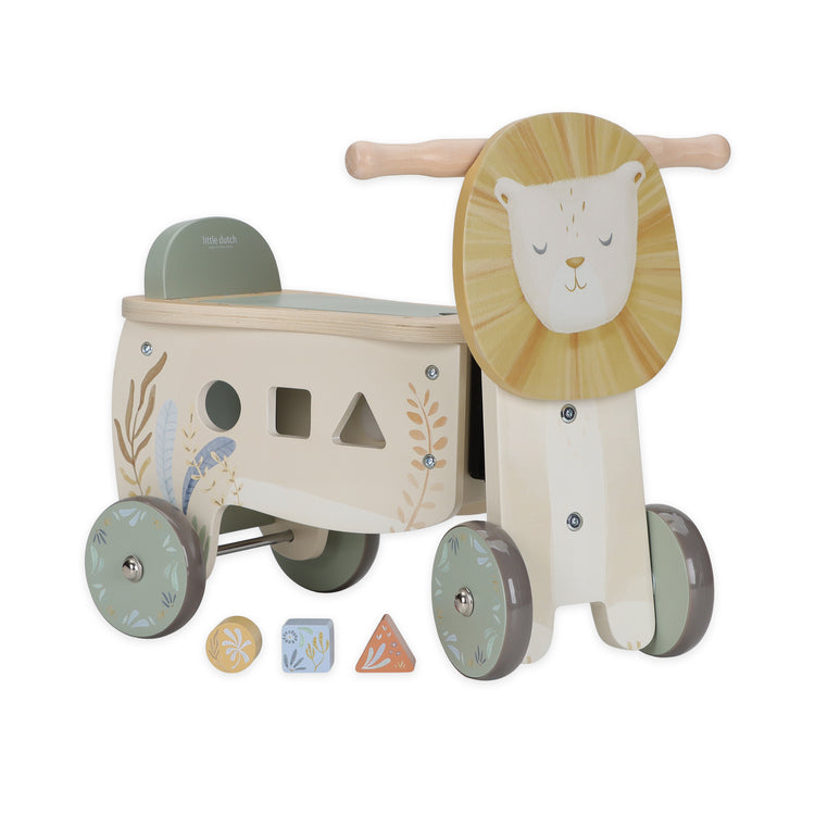 LITTLE DUTCH. Ride-on Lion Safari Friends FSC