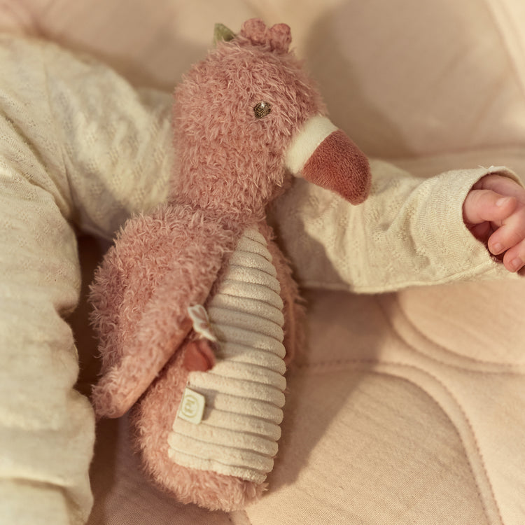 LITTLE DUTCH. Squeeze rattle Flamingo GRS