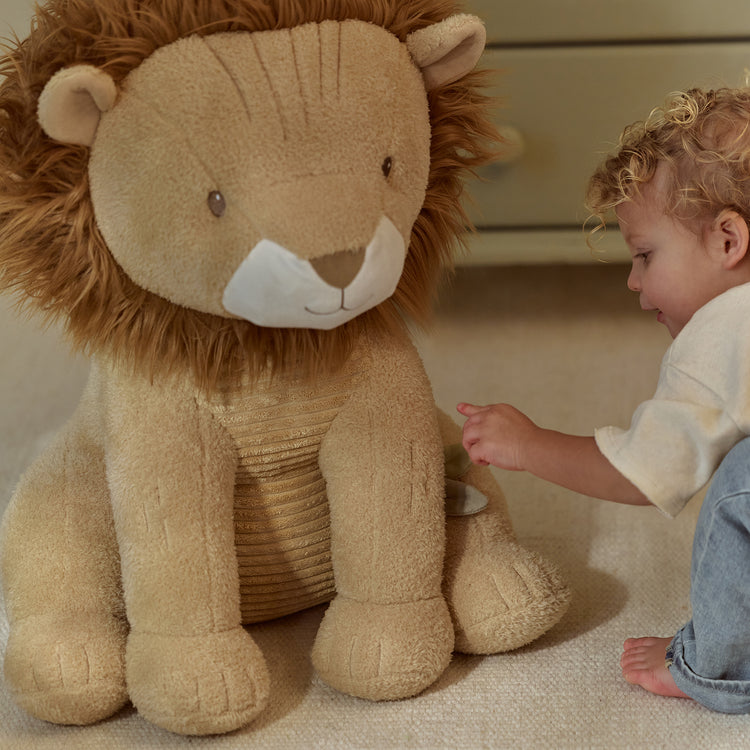 LITTLE DUTCH. Υφασμάτινο λιονταράκι Safari Friends 60εκ. GRS