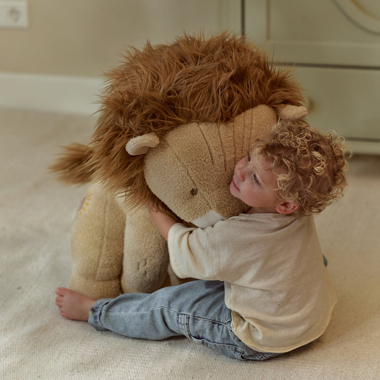LITTLE DUTCH. Υφασμάτινο λιονταράκι Safari Friends 60εκ. GRS