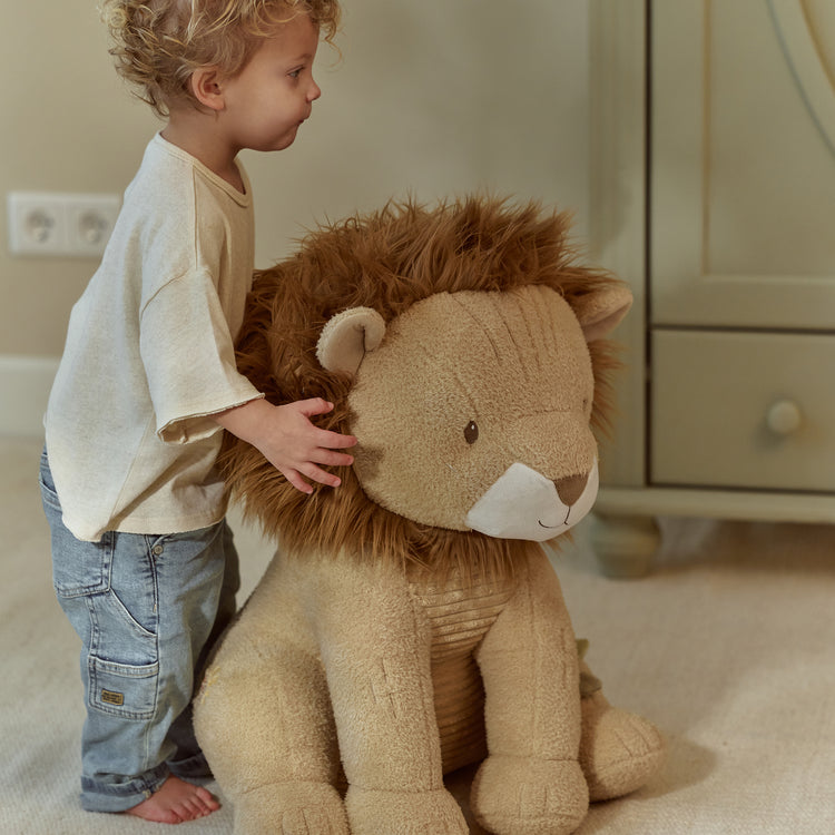 LITTLE DUTCH. Υφασμάτινο λιονταράκι Safari Friends 60εκ. GRS
